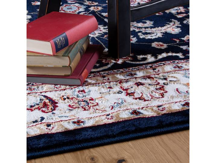 Kurzflorteppich Safa 751 Blau/Marineblau 120 x 170cm Polyester