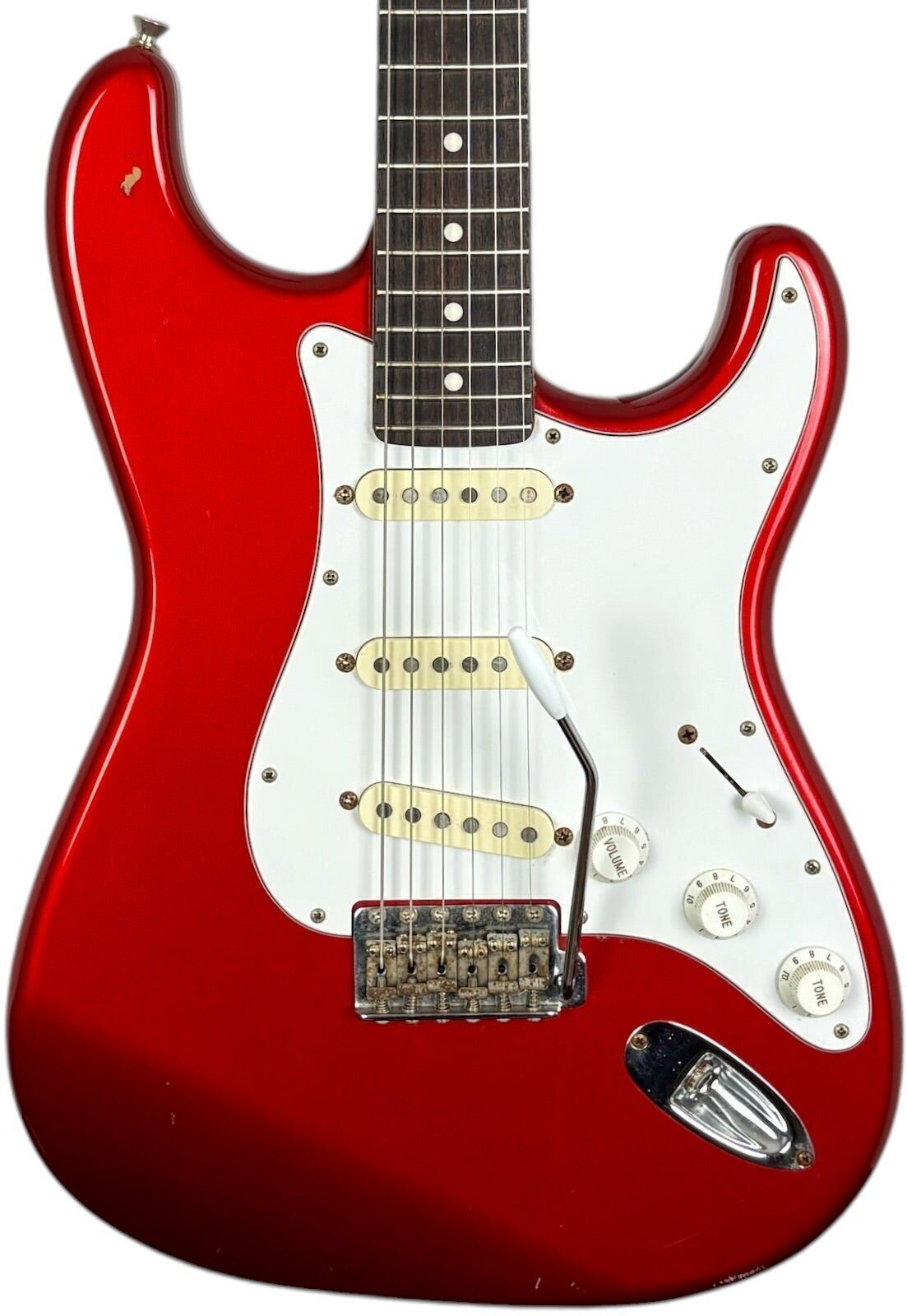 FGN Fujigen Japan JST-5R Stratocaster 2009 - Candy Apple Rouge   Rouge Bonbon - Refurbished