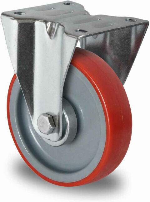 CASCOO Roulette à rouleaux ø 125 mm Série N2U6 à roulement à rouleaux (FBP32W0125N2U6R1W)