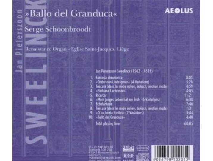 Serge:Organ Schoonbroodt - Ballo Del Granduca