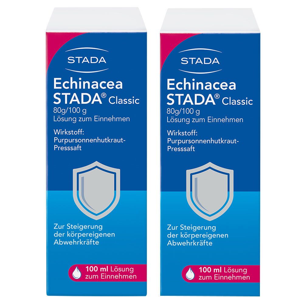 Echinacea Stada Classic 80 g/100 g Lsg.z.Einnehmen Doppelpack 2x100 ml Lösung zum Einnehmen