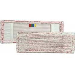 Wischmop Arcora Microfasermop Excellent rot-weiß 40 cm preiswerter Alleskönner unter den Wischbezügen