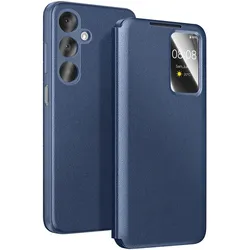 Avizar Smart View Etui mit Kartenfach Galaxy A37 (Samsung Galaxy A37), Smartphone Hülle, Blau
