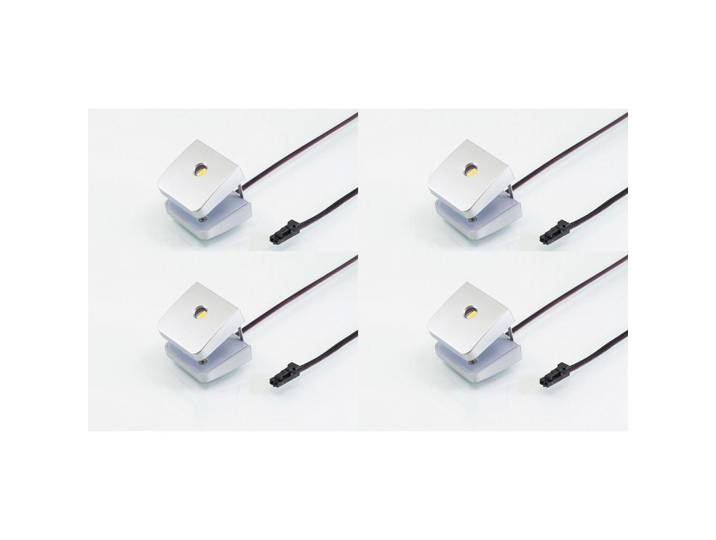 Livetastic Glasbodenbeleuchtung Uni-Beleuchtung, Kunststoff, 3x3x3 cm, Lampen & Leuchten, Innenbeleuchtung, Unterbauleuchten