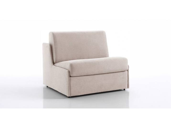 MARSEILLAN - Fauteuil convertible - Tweed, Beige