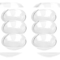 6er Set Müsli- Salatschale Phönix 14,2cm Porzellan weiß mit Dekor