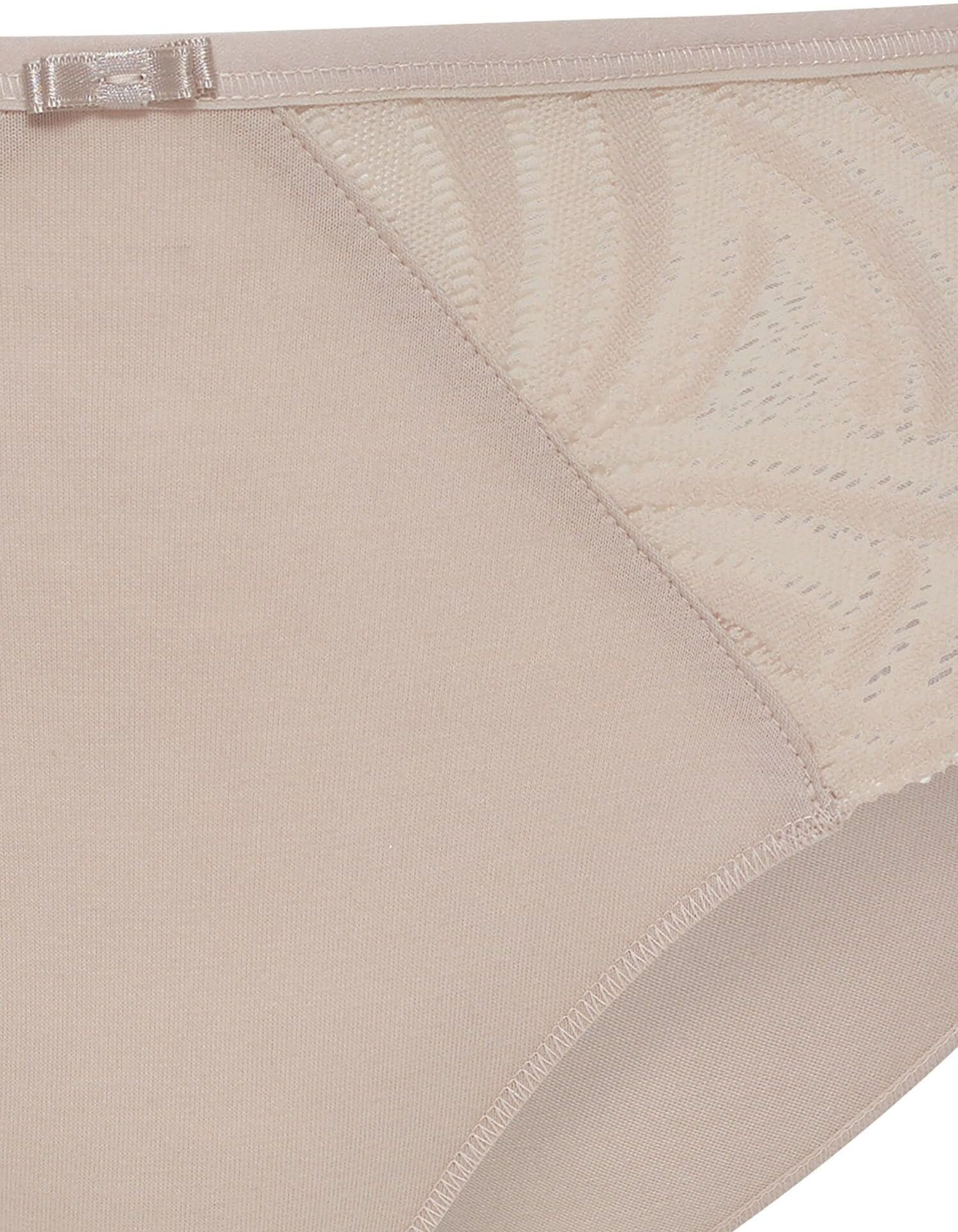 Slip SUSA "2er Pack Slip Nizza", Damen, Gr. 40, beige (sand), Obermaterial: 70% Baumwolle CO. 21% Polyamid PA. 9% Elasthan EL., Unterhosen Slip