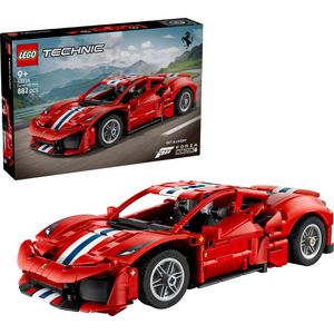 LEGO Technic 42235 Ferrari 488 Pista Auto, ab 9 Jahre, 882 Teile