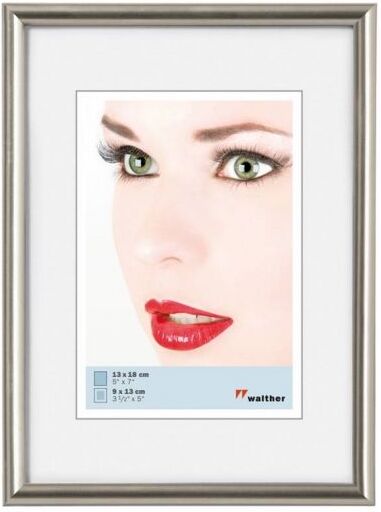 Walther Kunststoffrahmen KD015H Galeria 10x15cm stahl