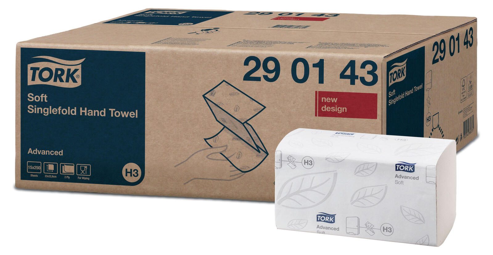 TORK Papierhandtücher Advanced Soft 2-lagig 290143