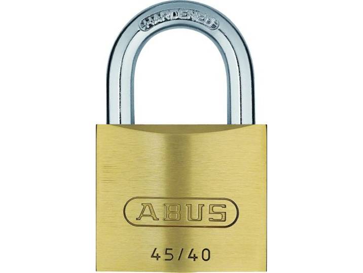 ABUS Messing hangslot 45/40 Twins Set 2 stuks gelijksluitend, 11824