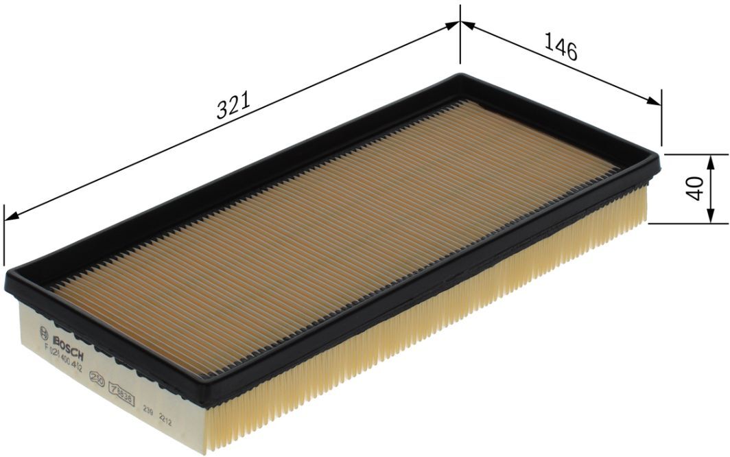 Filtre à air BOSCH F 026 400 452