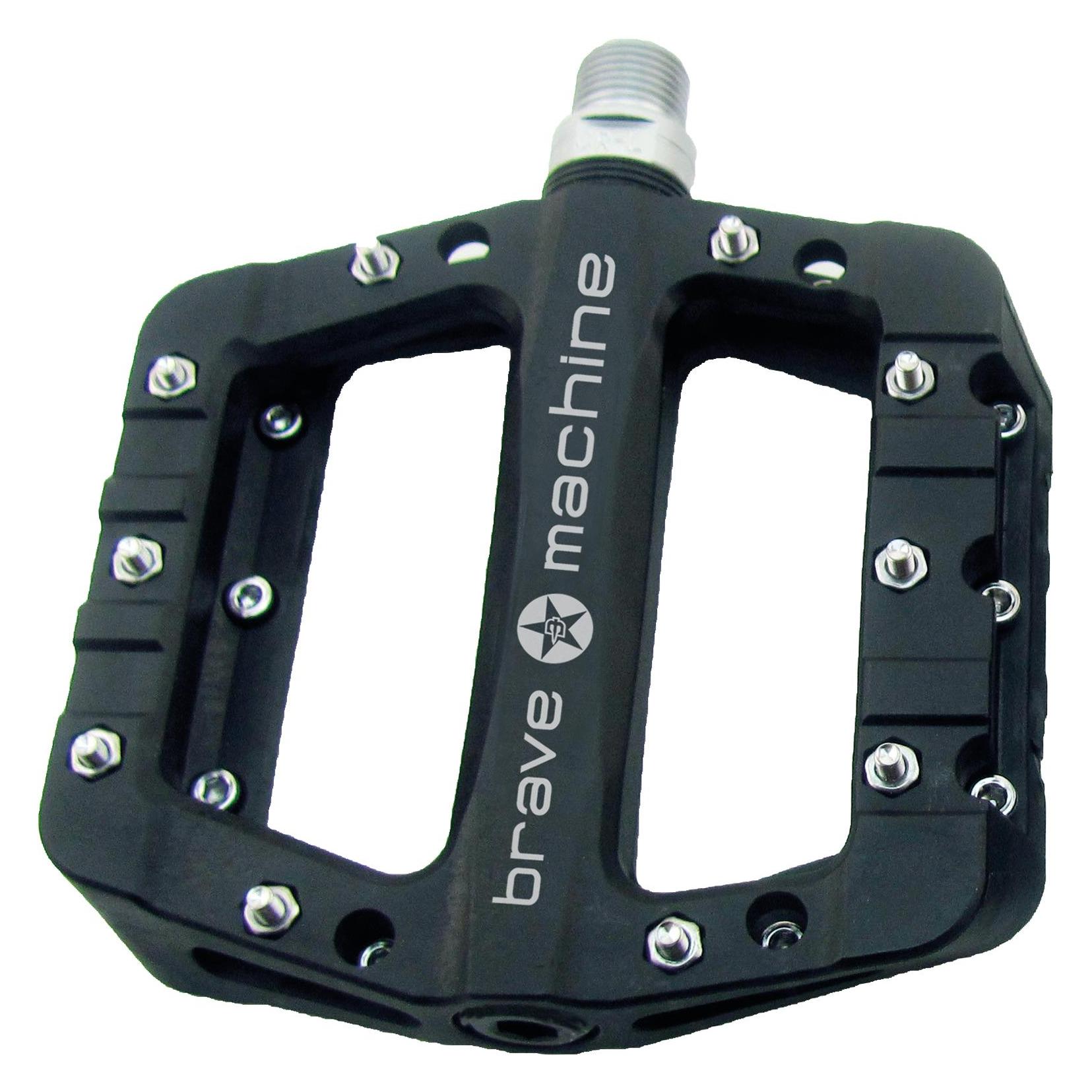 Brave Classics Brave Pedal Dirt Light Nylon Plattform Schwarz (BMPD60BK)