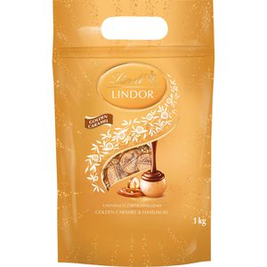 Lindt Pralinen Lindor Caramel, 78 Stück, einzeln verpackt, 1 kg