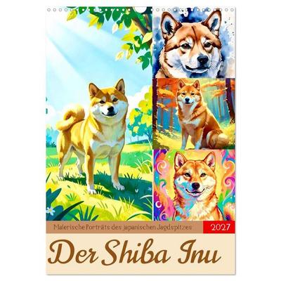 Der Shiba Inu (Wandkalender 2027 DIN A3 hoch), CALVENDO Monatskalender
