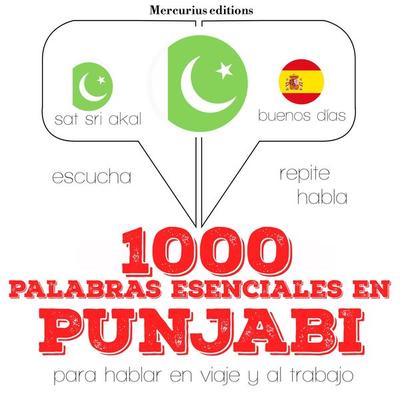 1000 palabras esenciales en punjabi - JM Gardner, Audio, 9782821120389