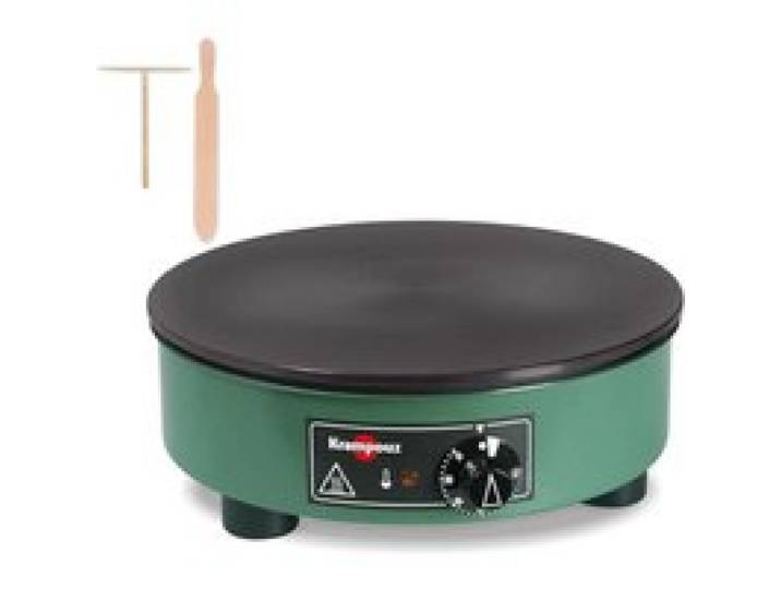 KRAMPOUZ Crêpière Électrique Billig Plaque en Fonte Usinée 35 cm 2500 Watts Modèle Traditionnelle Bretonne