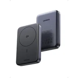 Ugreen Magnetische Powerbank (10000 mAh, 30 W, 37 Wh), Powerbank, Schwarz, Grau