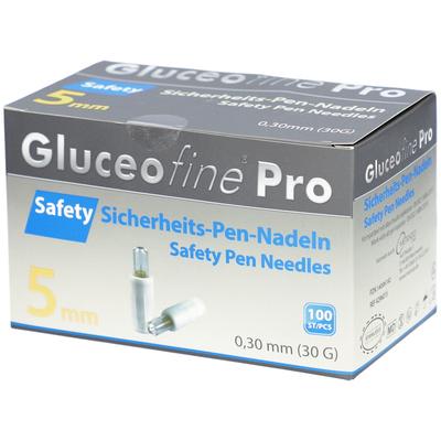 Gluceofine Pro Safety Sich.-Pen-Nadeln 30 Gx5 mm 100 St