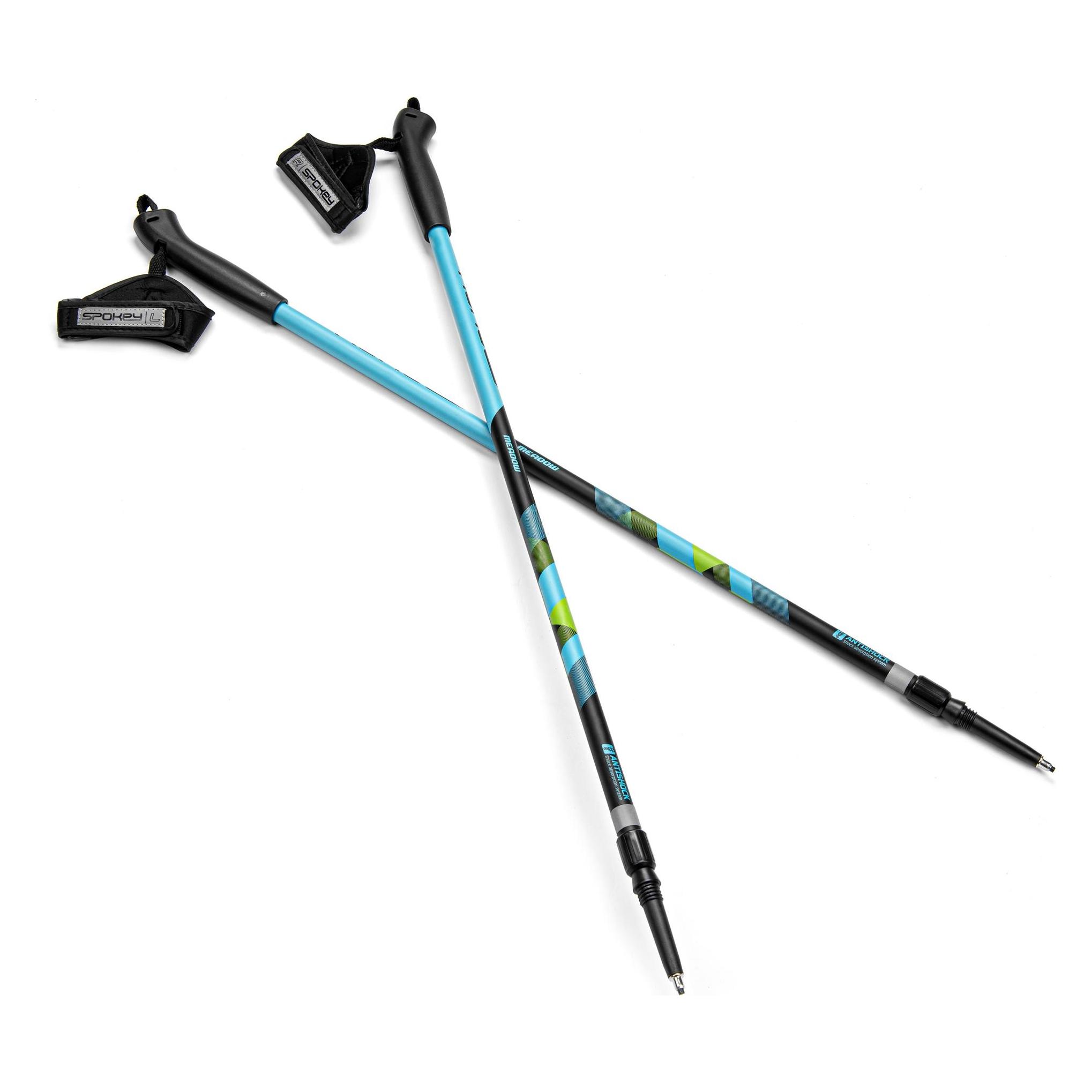 Spokey Langlaufstöcke schwarz blau MEADOW II (929462)