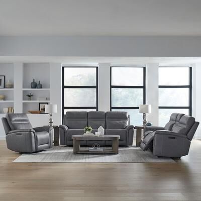Liberty Furniture Cooper Living Room Power Leather Sets - Sofa, Recliner, Loveseat