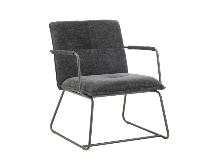 Mid.you Sessel, Schwarz, Metall, 65x80x68 cm, Wohnzimmer, Sessel, Sonstige Sessel