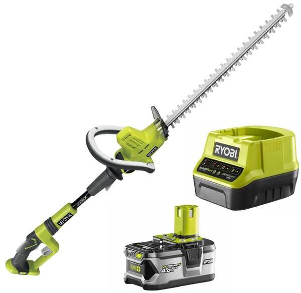 Akku-Heckenschere mit Teleskopschaft RYOBI OHT1850X - 18V - 4Ah - Messer von 50cm