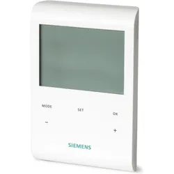 Siemens RDE100 S55770-T278Raumthermostat, AC230V, Thermostat, Weiss