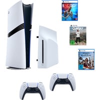 PlayStation Pro We Love Gaming Bundle 1, Spielkonsole weiß/schwarz