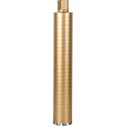 Softschlag-Trockenbohrkrone Ø 82mm Länge 450mm - Diamantbohrkrone/Kernbohrer für Beton/Stahlbeton/Mauerwerk, 1 1/4' UNC, für Steckdosen/Unterputzdosen