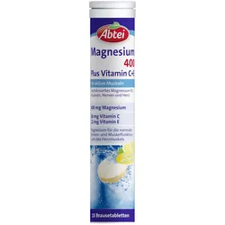 Abtei Magnesium 400 Plus Vitamin C + E 15 St