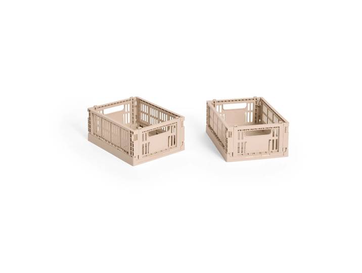 HAY HAY Colour Crate Mini 13x17 cm, lot de 2 Powder