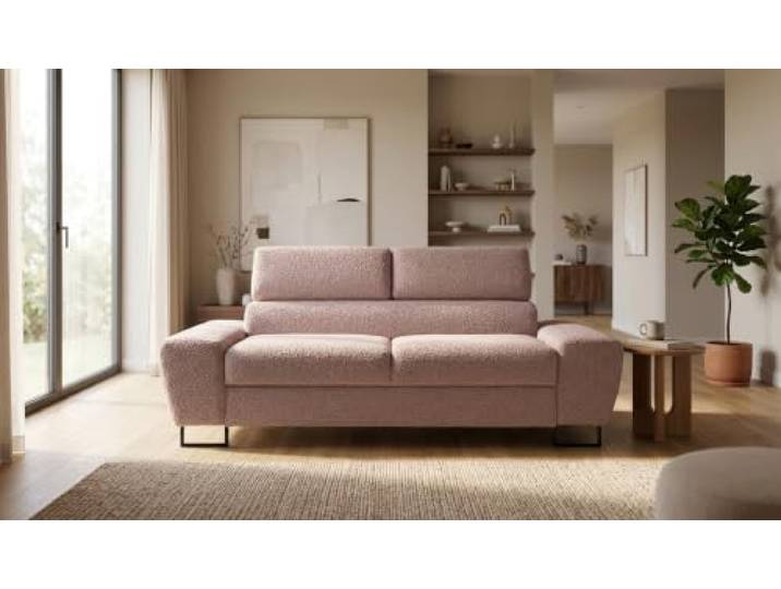 Family Meble Sofa Savio Angel, 2-Sitzer – Hellrosa – 8