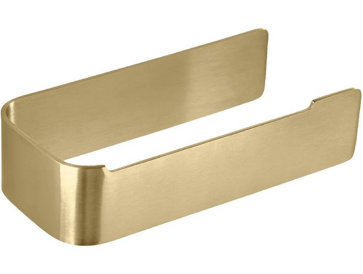 Toilettenpapierhalter ZONE DENMARK Zone Ume , gold (goldfarben), B:9,2cm H:4,7cm L:17,5cm, Metall, Toilettenpapierhalter, Toilettenpapierhalter