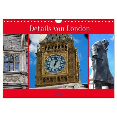 Details von London (Wandkalender 2026 DIN A4 quer), CALVENDO Monatskalender