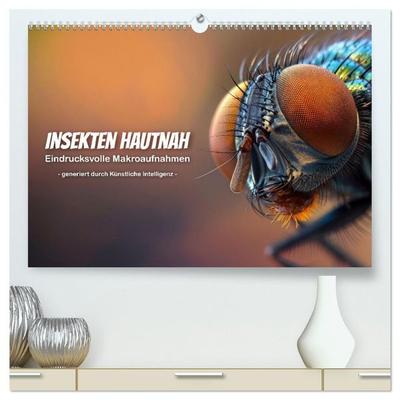 Insekten hautnah (hochwertiger Premium Wandkalender 2027 DIN A2 quer), Kunstdruck in Hochglanz
