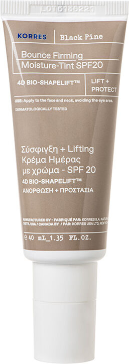 Korres Black Pine 4D Bounce Firming Moisture-Tint SPF 20 40ml