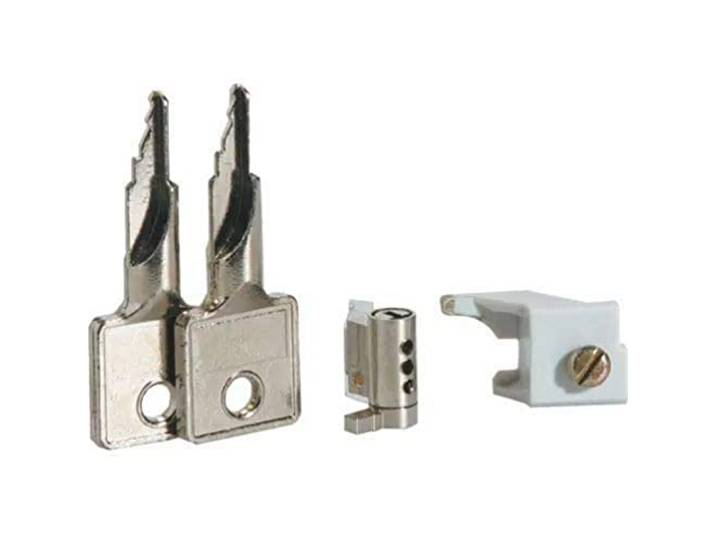 Cerradura con llave de sierra para cajas serie vector VE