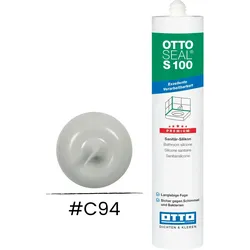 OTTOSEAL® S 100 Sanitär Silikon 300 ml – silbergrau – schimmelresistent & UV-beständig