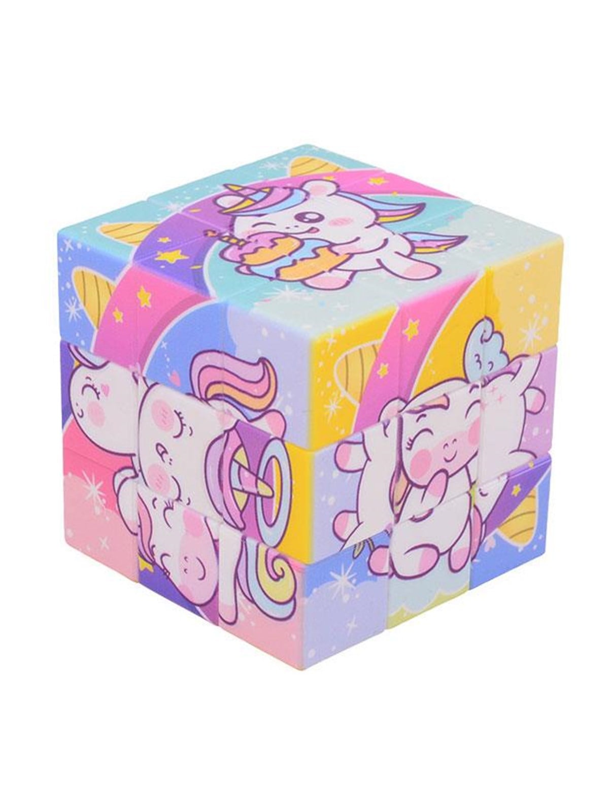 Johntoy Unicorn Puzzle Cube Block