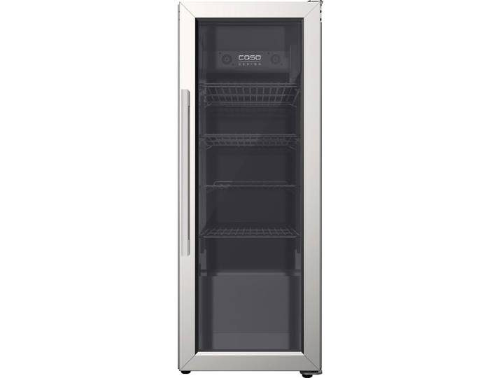 CASO Getränke- und Dosenkühler 696 BBQ Cooler M-R , Energieeffizienz: B, grau (silberfarben), B:39,5cm H:102,5cm T:65cm, Weinkühlschränke, Getränke- und Dosenkühler