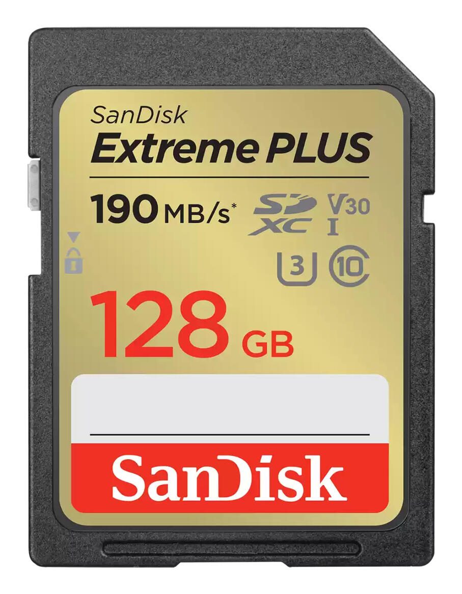 SanDisk Extreme PLUS Speicherkarte 128GB SDSDXWA-128G-GNCIN