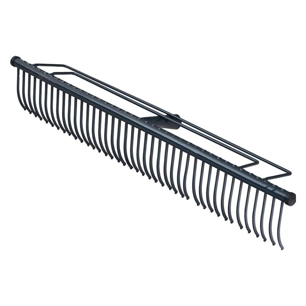 Siena Garden Rasenrechen 40 Zinken 70 cm ohne Stiel anthrazit (T42436)
