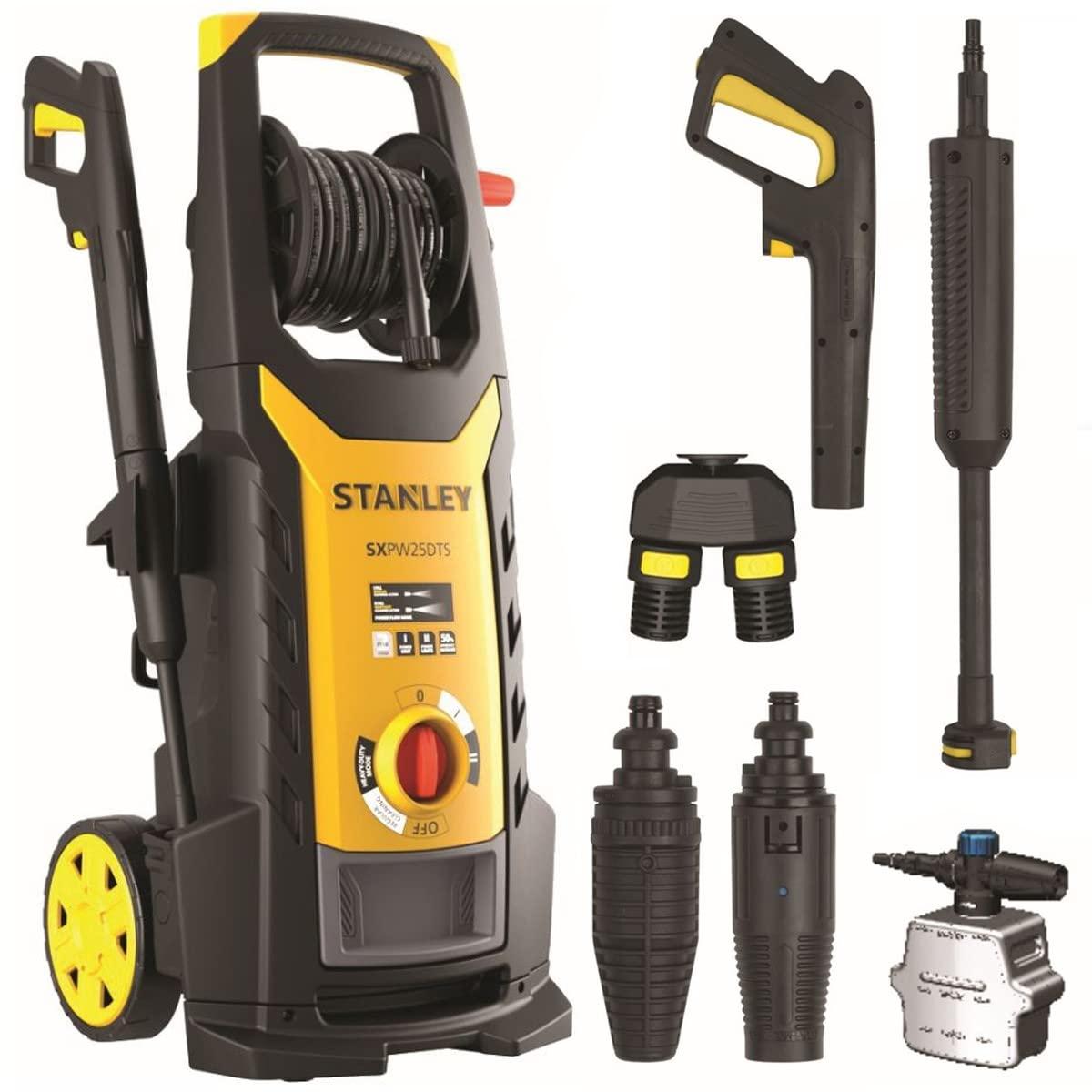 Stanley Hochdruckreiniger SXPW25DTSE mit Dualtech System(2500 W, 150 Bar, 810 l/