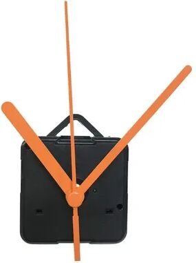 Discount Dollar Deals Long Shaft Quartz Clock Movement Replacement Part, Non Ticking Wall Clock Mechanism, DIY Repairs Clock Accessories orange