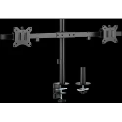goobay Monitor-Halterung Dual Flex schwarz