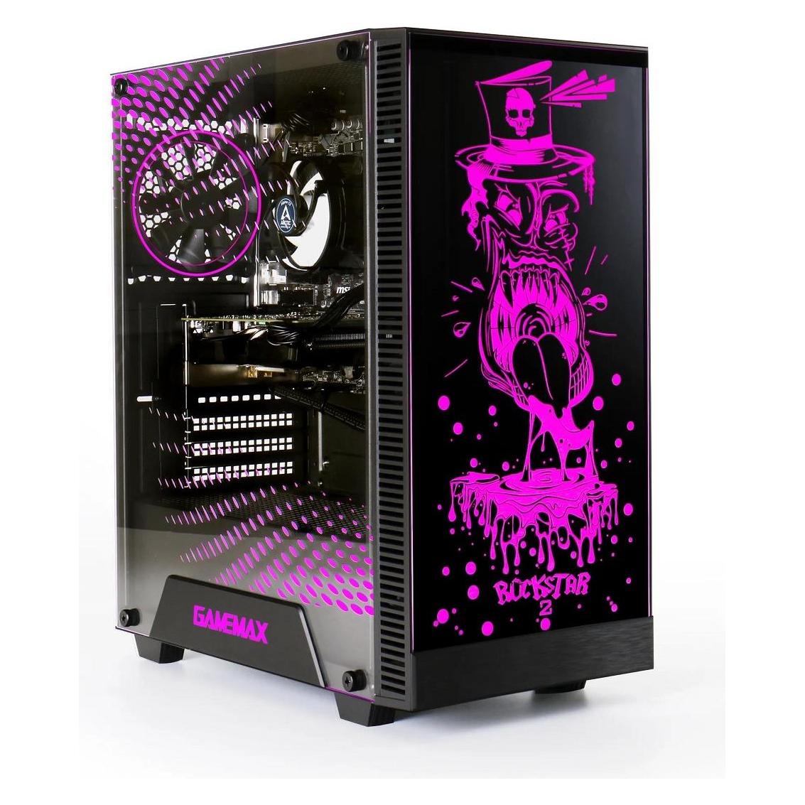 GameMax Rockstar 6736 Ryzen 5 5600G 16GB 2TB SSD Radeon Graphics (2000 GB, 16 GB, AMD Ryzen 5 5600G, AMD Radeon Graphics) (PCK06736)