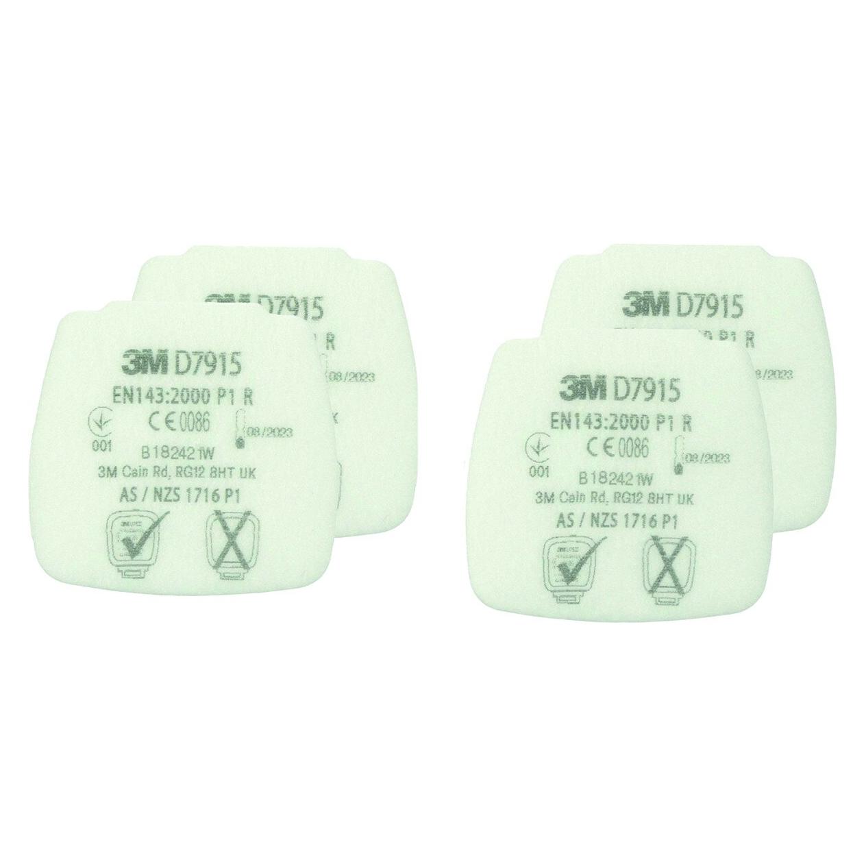 3M Partikel-Einlegefilter Secure Click (Atemschutzmaske Ersatzfilter) (7100197283)