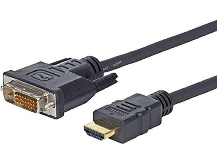 VivoLink 1.0m HDMI - DVI-D 1 m HDMI DVI-D zwart videokabel-adapter