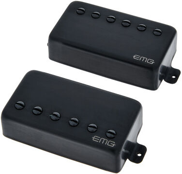 EMG Marty Friedman F-MF Set BRBC Brushed Black Chrome